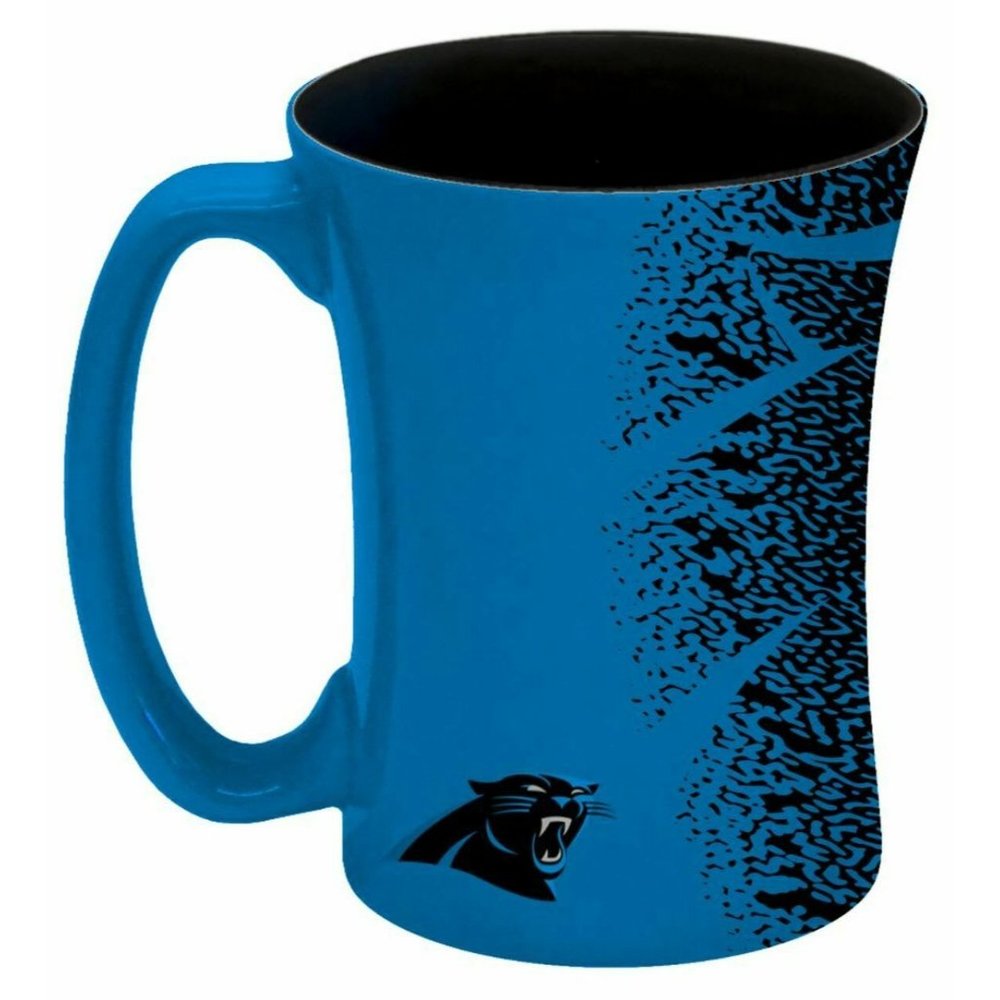 Carolina Panthers 14oz Coffee Mug NFL Mocha Style